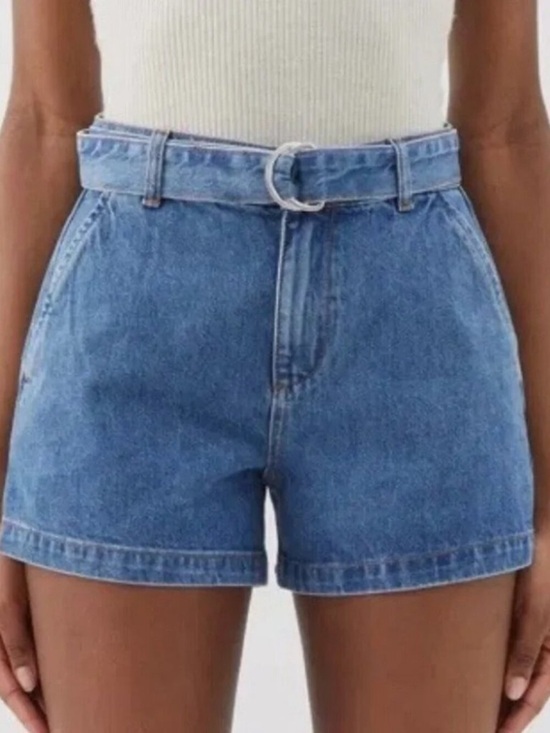 Frame Denim Pants - Frame Denim Le Trouser Meadow Short Size 27